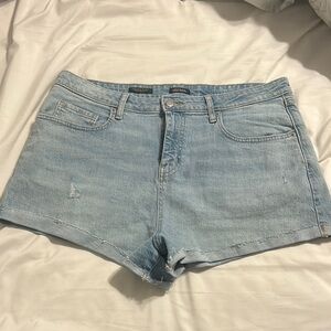 Women's Light Blue Denim Shorts